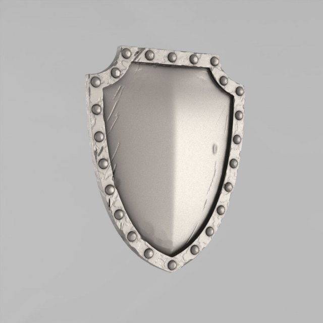 shield 3D Print Model .c4d .max .obj .3ds .fbx .stl .blend 