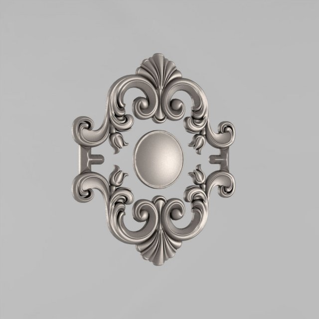 the central decorative element 3D-Druckmodell .c4d .max .obj .3ds .fbx .stl .blend 