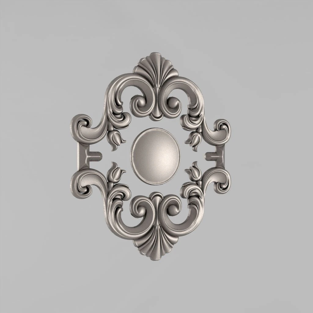 the central decorative element 3D Print Model .c4d .max .obj .3ds .fbx .stl .blend