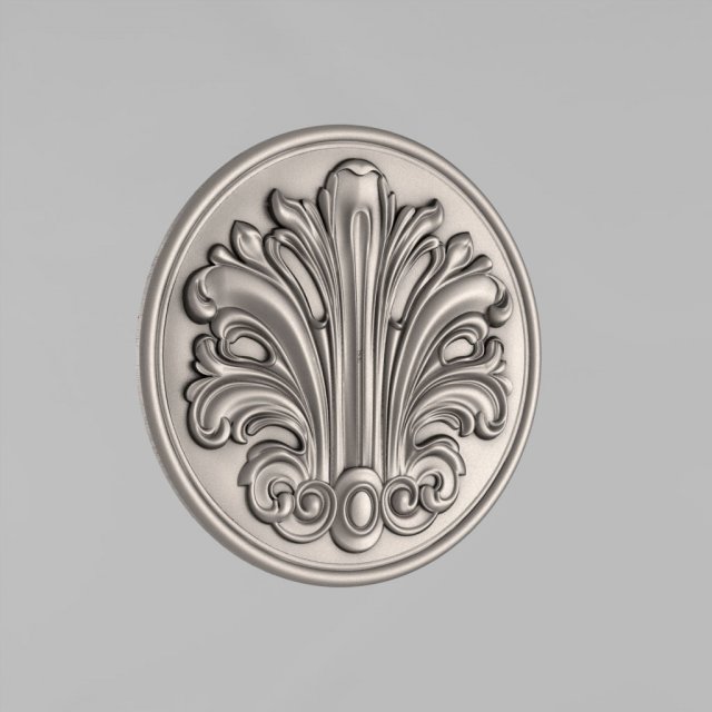 the central decorative element 2 3D-Druckmodell .c4d .max .obj .3ds .fbx .stl .blend 