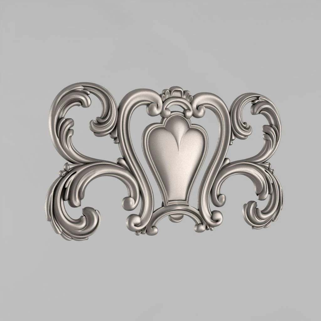 het centrale decoratieve element 3 3D printmodel .c4d .max .obj .3ds .fbx .stl .blend 