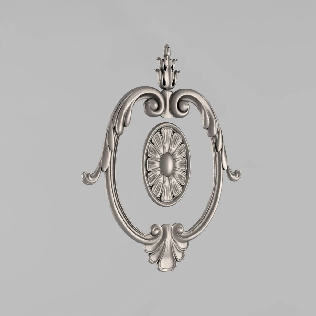 the central decorative element 4 3D Print Model .c4d .max .obj .3ds .fbx .stl .blend 