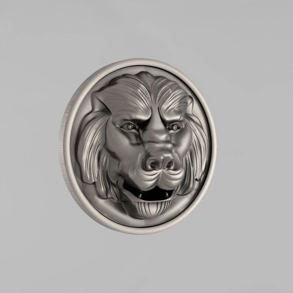 the central decorative element 5 3D Print Model .c4d .max .obj .3ds .fbx .stl .blend 