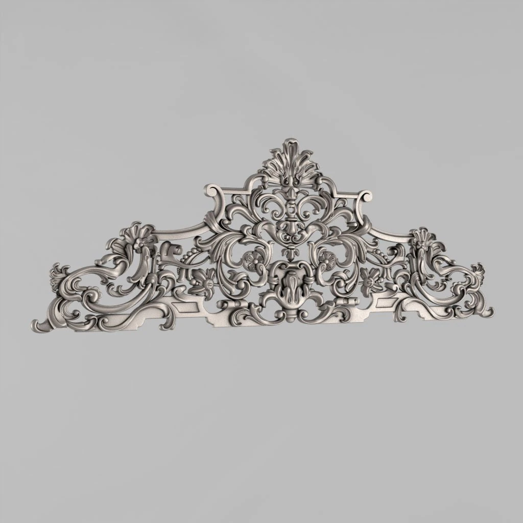 the central decorative element 7 3D Print Model .c4d .max .obj .3ds .fbx .stl .blend 