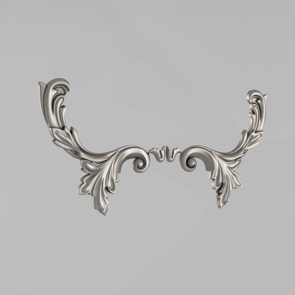 the central decorative element 9 3D Print Model .c4d .max .obj .3ds .fbx .stl .blend 
