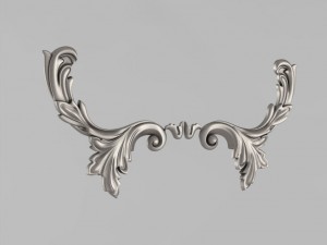 the central decorative element 9 Model do druku 3D