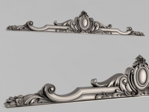 the central decorative element 11 Modello di stampa 3D