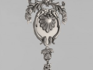 the central decorative element 15 Modello di stampa 3D