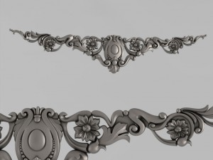 the central decorative element 17 Model do druku 3D