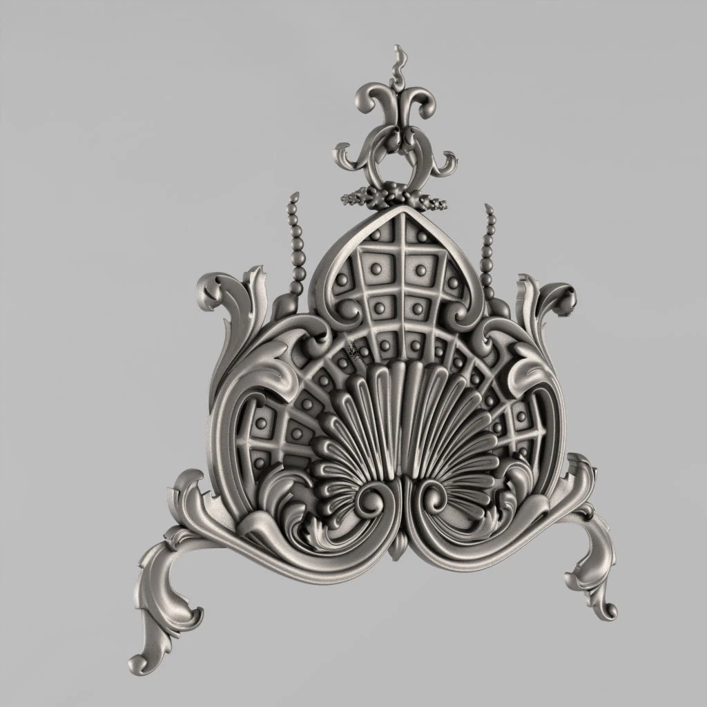 the central decorative element 18 3D Print Model .c4d .max .obj .3ds .fbx .stl .blend 
