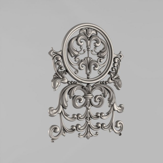 the central decorative element 20 3D Принт Модель .c4d .max .obj .3ds .fbx .stl .blend 