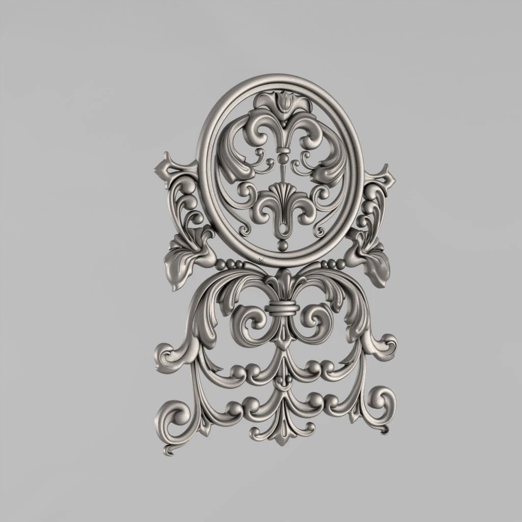 the central decorative element 20 3D Print Model .c4d .max .obj .3ds .fbx .stl .blend 