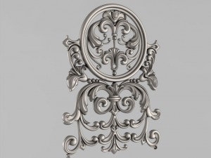the central decorative element 20 3D-Druckmodell