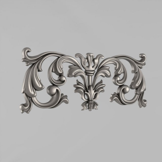 the central decorative element 21 Modèles 3D en vedette .c4d .max .obj .3ds .fbx .stl .blend 