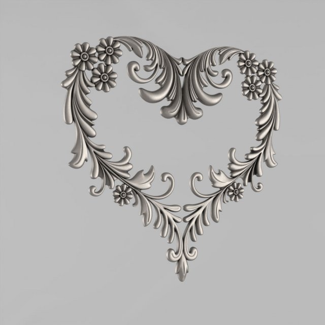 the central decorative element 22 3D 打印模型 .c4d .max .obj .3ds .fbx .stl .blend 