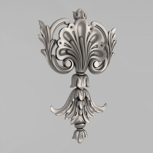 the central decorative element 25 3D Print Model .c4d .max .obj .3ds .fbx .stl .blend 