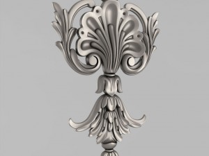the central decorative element 25 Modelo de Impressão 3D