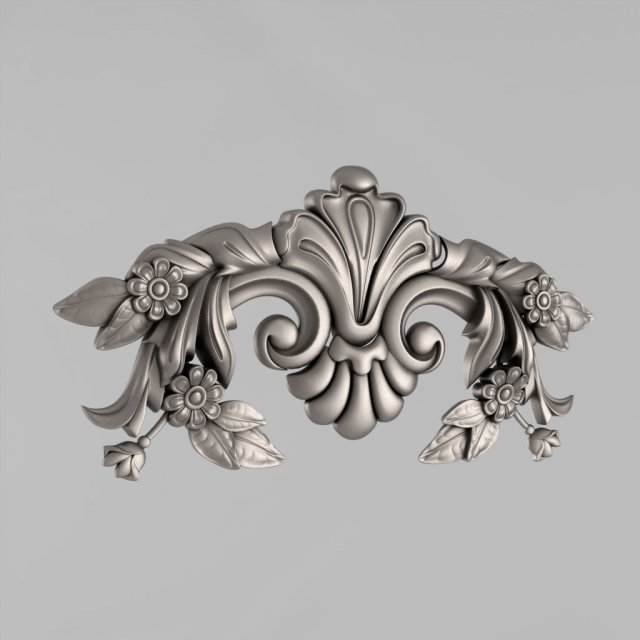 the central decorative element 26 Model do druku 3D .c4d .max .obj .3ds .fbx .stl .blend 