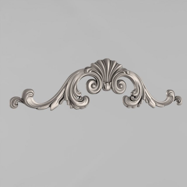 the central decorative element 27 3D 打印模型 .c4d .max .obj .3ds .fbx .stl .blend 