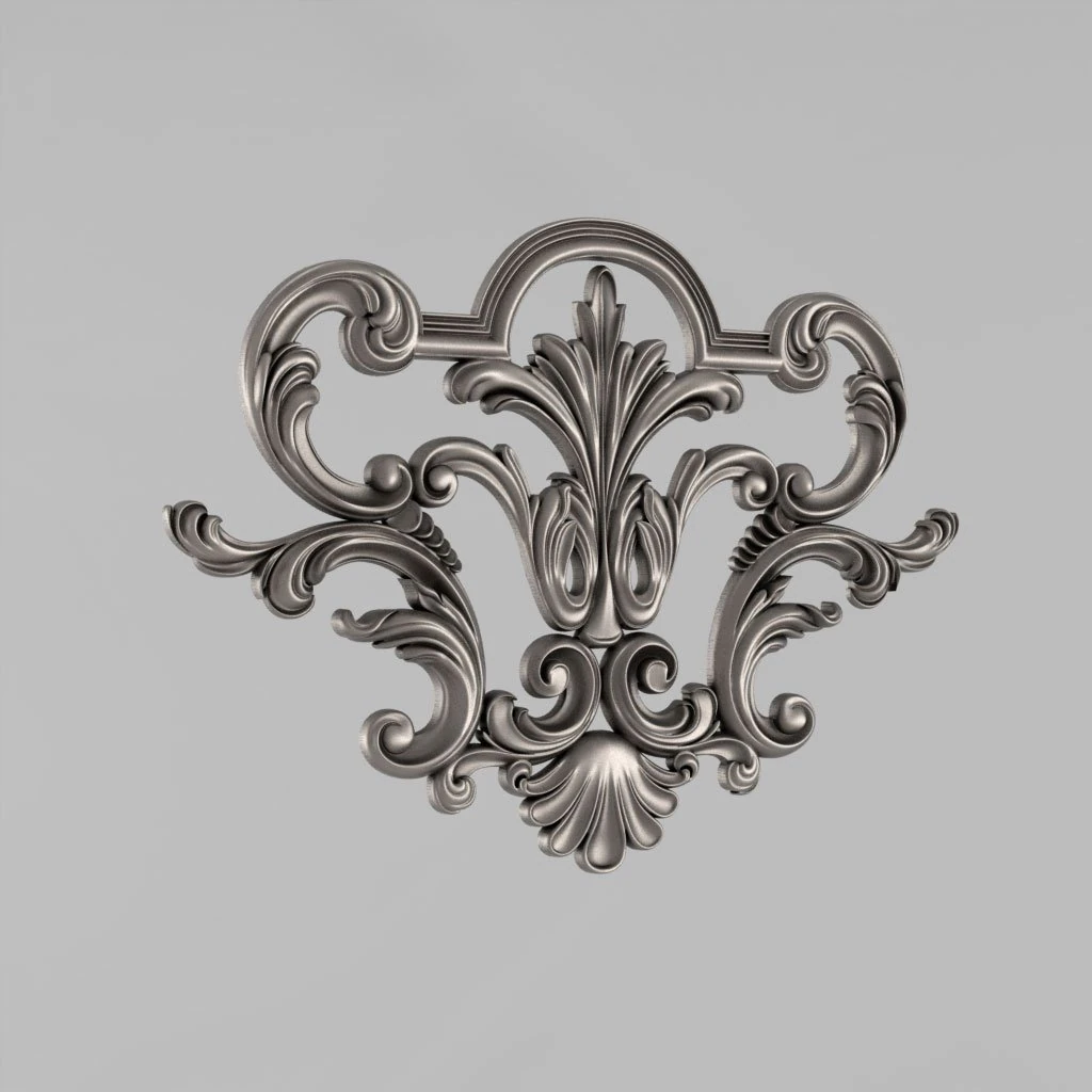 the central decorative element 28 3D Print Model .c4d .max .obj .3ds .fbx .stl .blend 