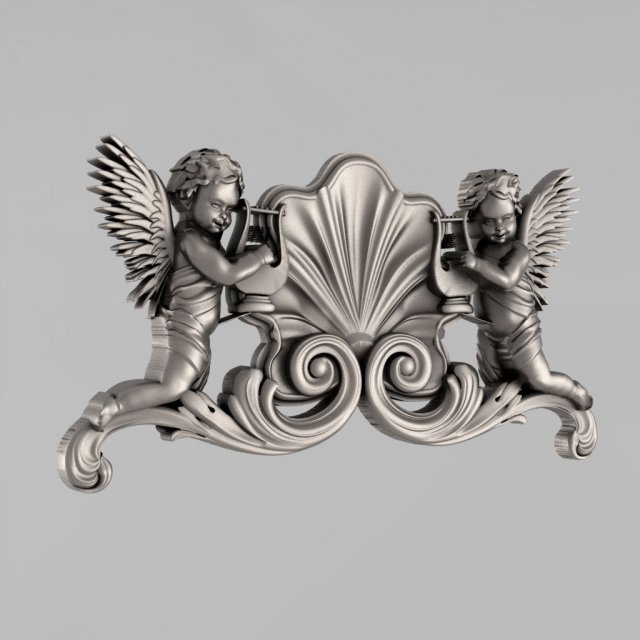 the central decorative element 29 Modello di stampa 3D .c4d .max .obj .3ds .fbx .stl .blend 