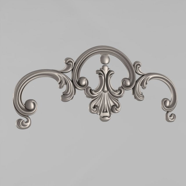 the central decorative element 30 3D 打印模型 .c4d .max .obj .3ds .fbx .stl .blend 