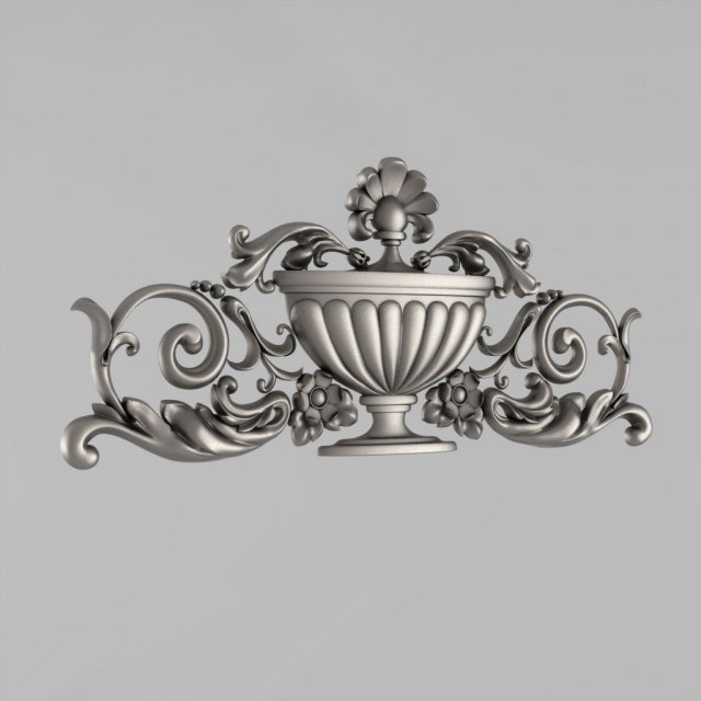 the central decorative element 32 Modèles 3D en vedette .c4d .max .obj .3ds .fbx .stl .blend 