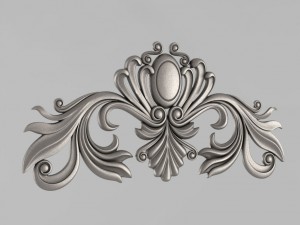 the central decorative element 33 Modelo de Impressão 3D