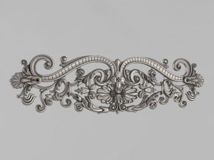 the central decorative element 34 Modelo de Impressão 3D