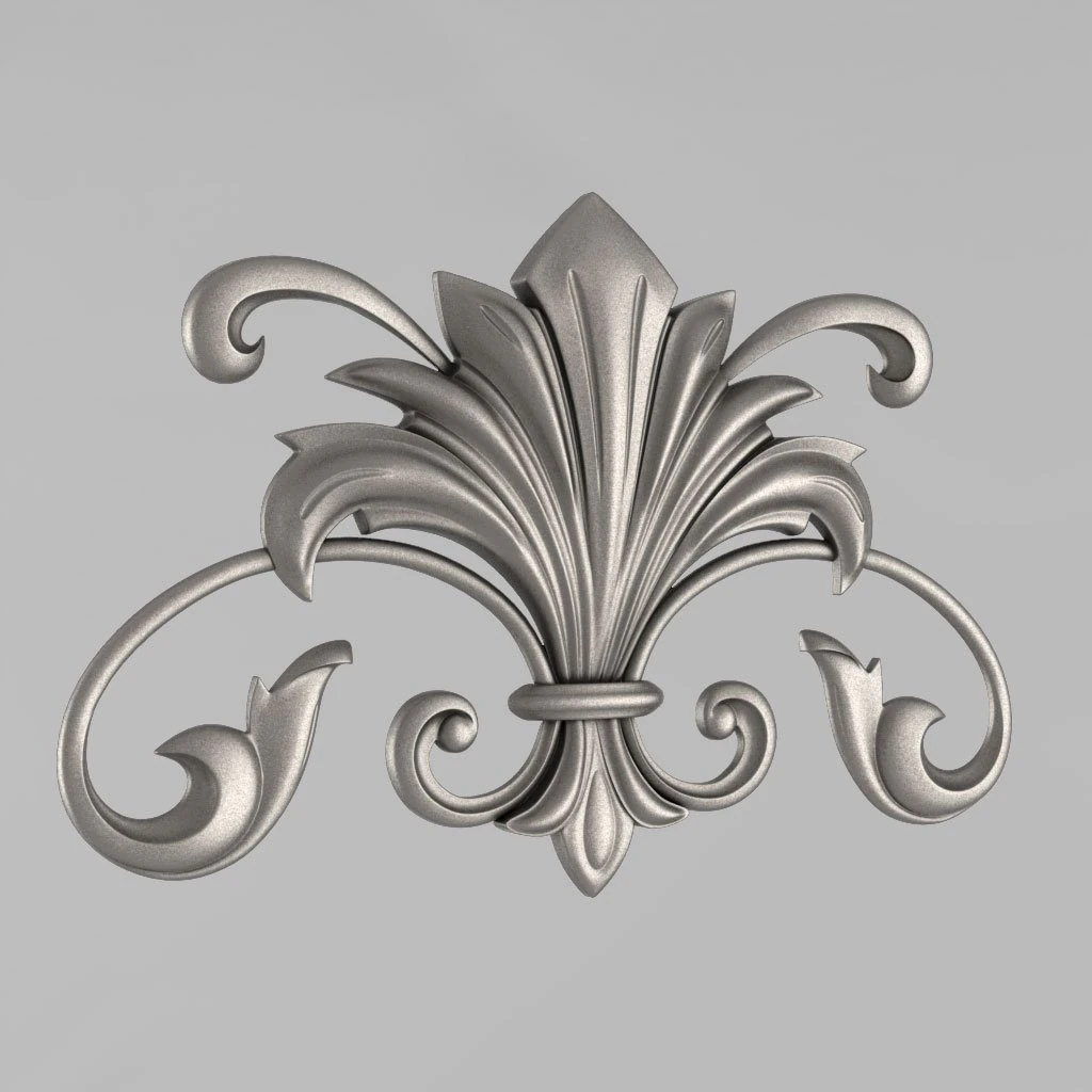 the central decorative element 37 3D Print Model .c4d .max .obj .3ds .fbx .stl .blend 