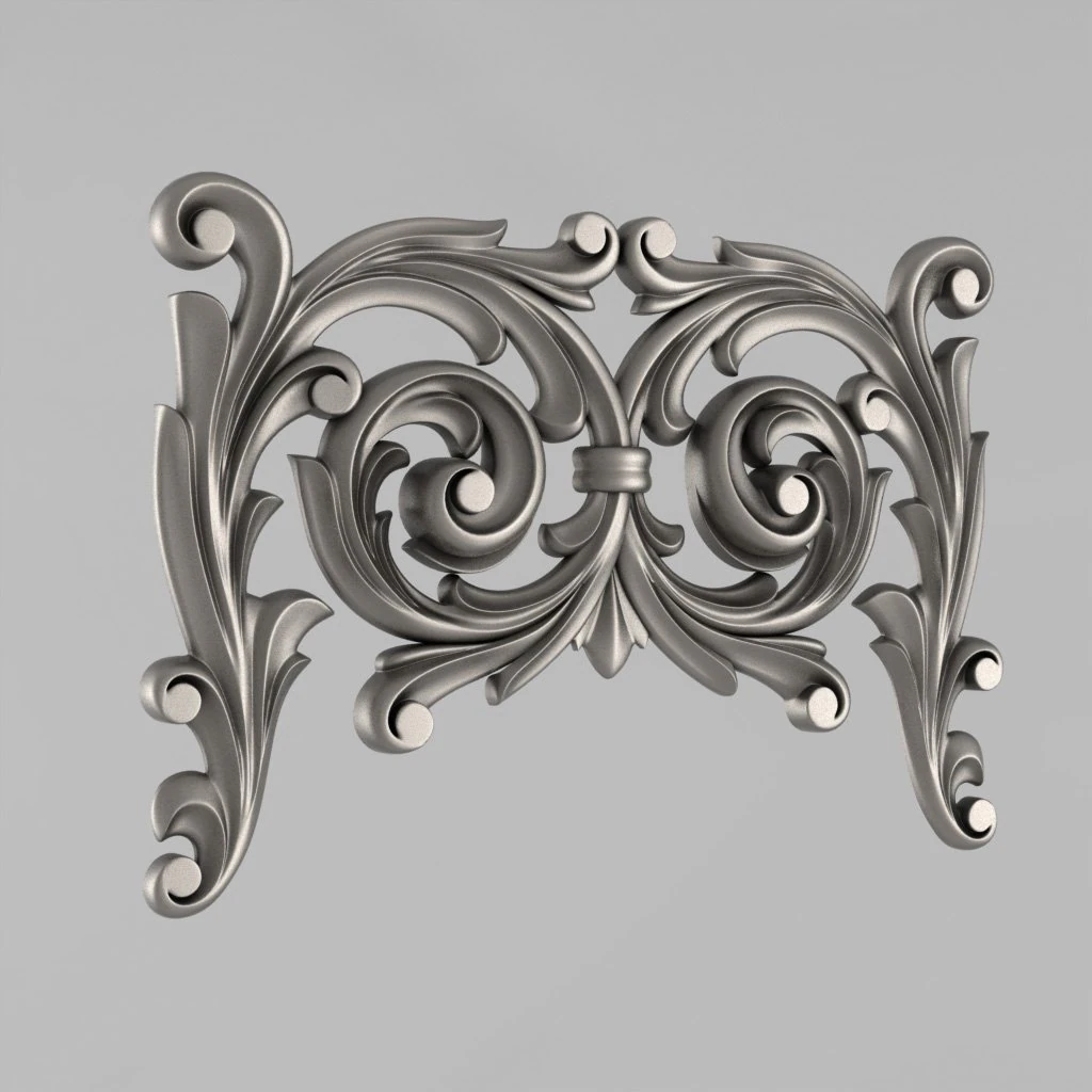 the central decorative element 39 3D Print Model .c4d .max .obj .3ds .fbx .stl .blend 