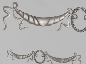 the central decorative element 40 3D Print Model
