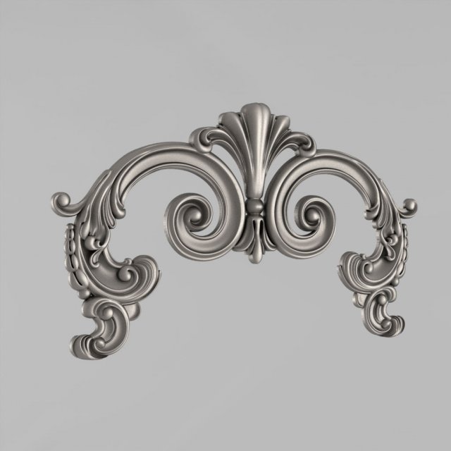 the central decorative element 43 3D 프린트 모델 .c4d .max .obj .3ds .fbx .stl .blend 