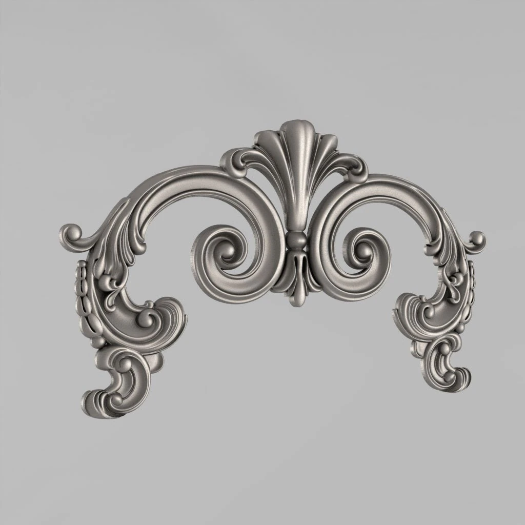the central decorative element 43 3D Print Model .c4d .max .obj .3ds .fbx .stl .blend 