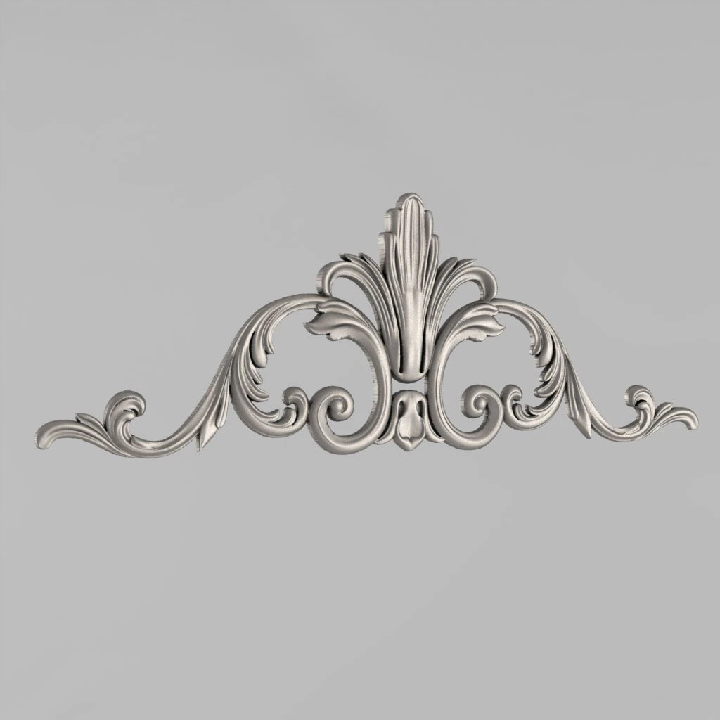 the central decorative element 45 3D Print Model .c4d .max .obj .3ds .fbx .stl .blend