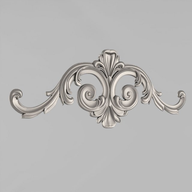 the central decorative element 47 Model Cetak 3D .c4d .max .obj .3ds .fbx .stl .blend 
