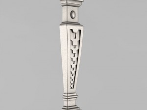 the decorative pillar 3D Print Model