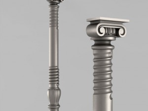 the decorative pillar 6 Modelo 3D