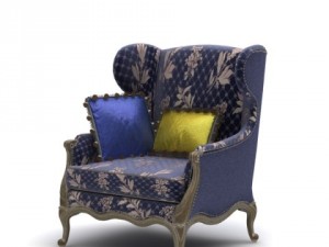 elegant armchair 3D Model