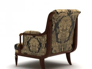 armchair classical apartments 3D Model