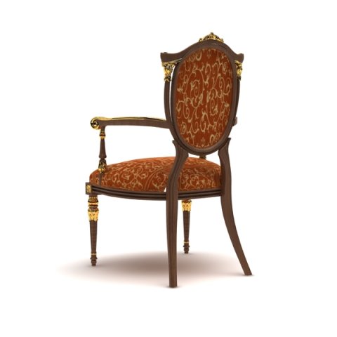 chair 3D Model .c4d .max .obj .3ds .fbx .stl .blend 