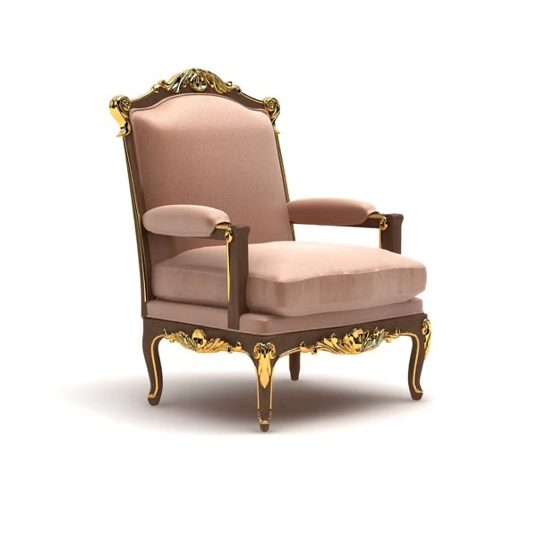armchair 3D Model .c4d .max .obj .3ds .fbx .stl .blend 