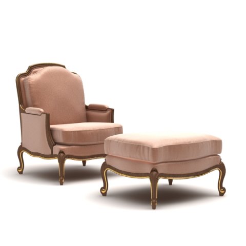armchair Modelo 3D .c4d .max .obj .3ds .fbx .stl .blend 