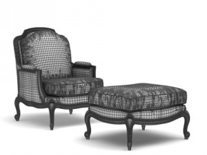 armchair Modelo 3D