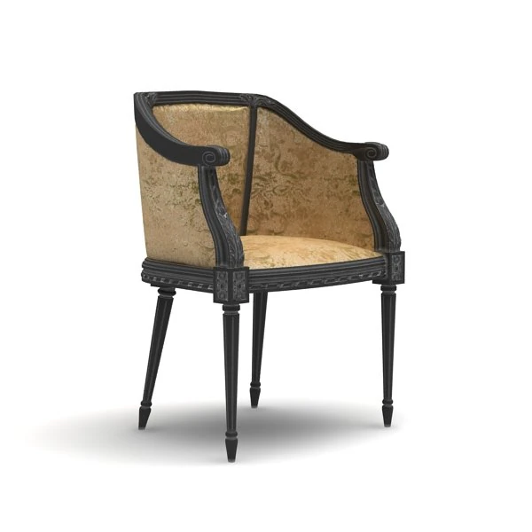coffee chair 3D Model .c4d .max .obj .3ds .fbx .stl .blend 