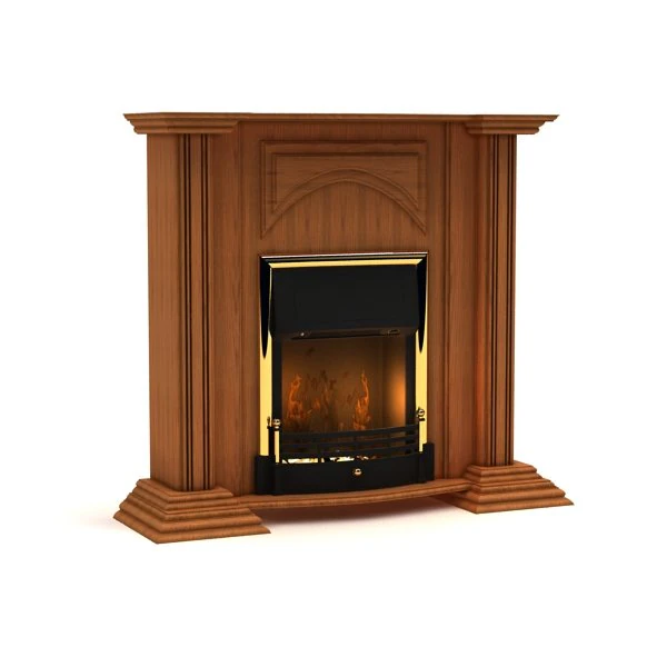 3dbyte fireplace 1 3D Model .c4d .max .obj .3ds .fbx .stl .blend