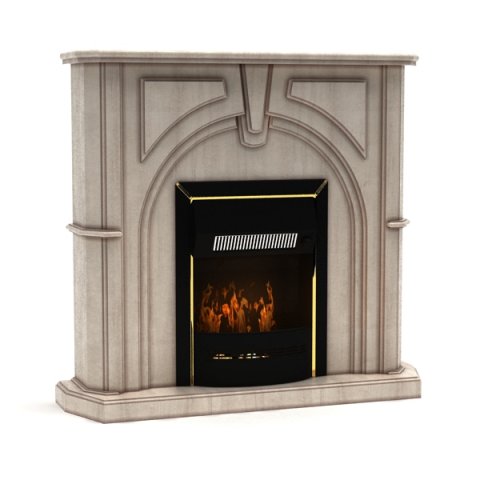 3dbyte fireplace 2 3D Model .c4d .max .obj .3ds .fbx .stl .blend 
