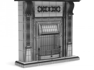 fireplace 4 Modelo 3D