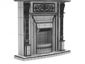 3dbyte fireplace 7 Modelo 3D