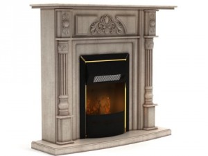 3dbyte fireplace 8 3D Model